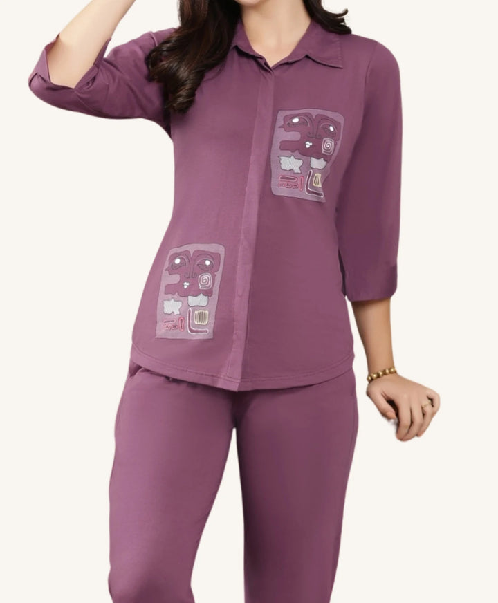 Artistic Patchwork Co-Ord Set