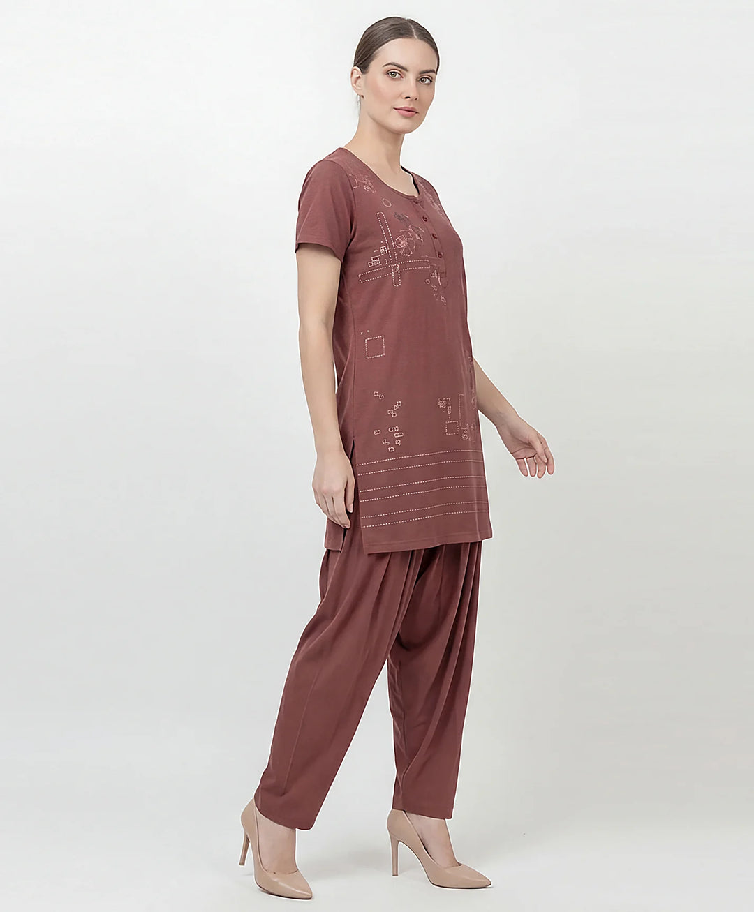 Minimal Style Kurta Salwar Set
