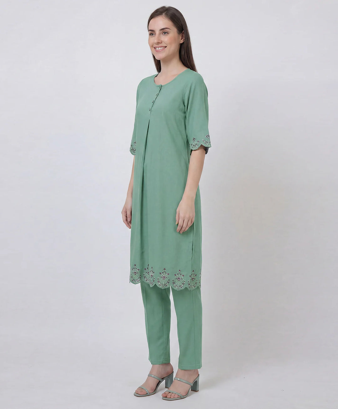 Embroidered Grace Edit Kurta Set