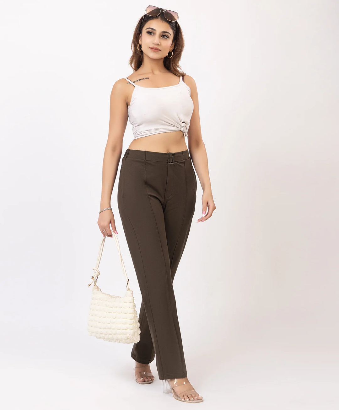 Classic Stretch Fit Lycra Trousers