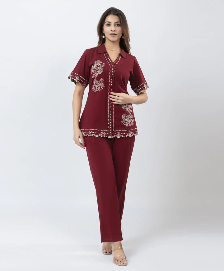 Contemporary Embroidered Co-Ord Set