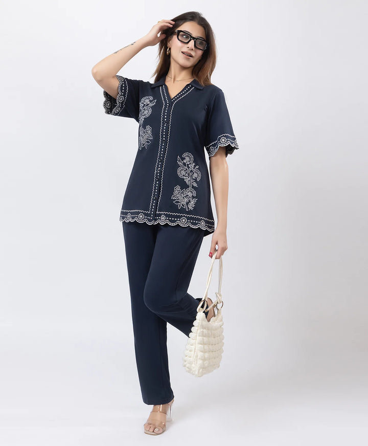 Contemporary Embroidered Co-Ord Set
