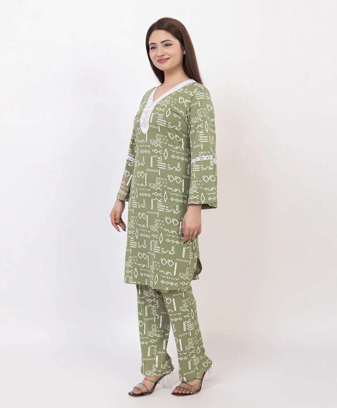 Bell Sleeve Kurta Set