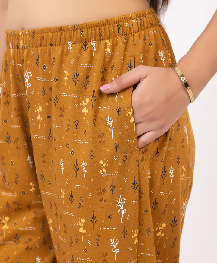 Straight-Fit Summer Printed Lower