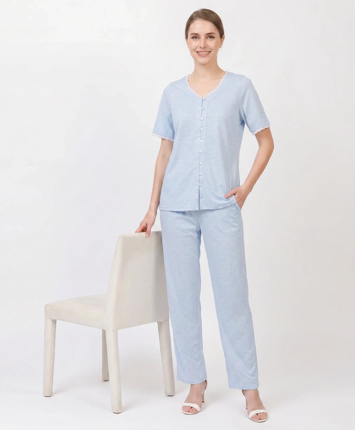 Soft Lace Lounge Co-ord set