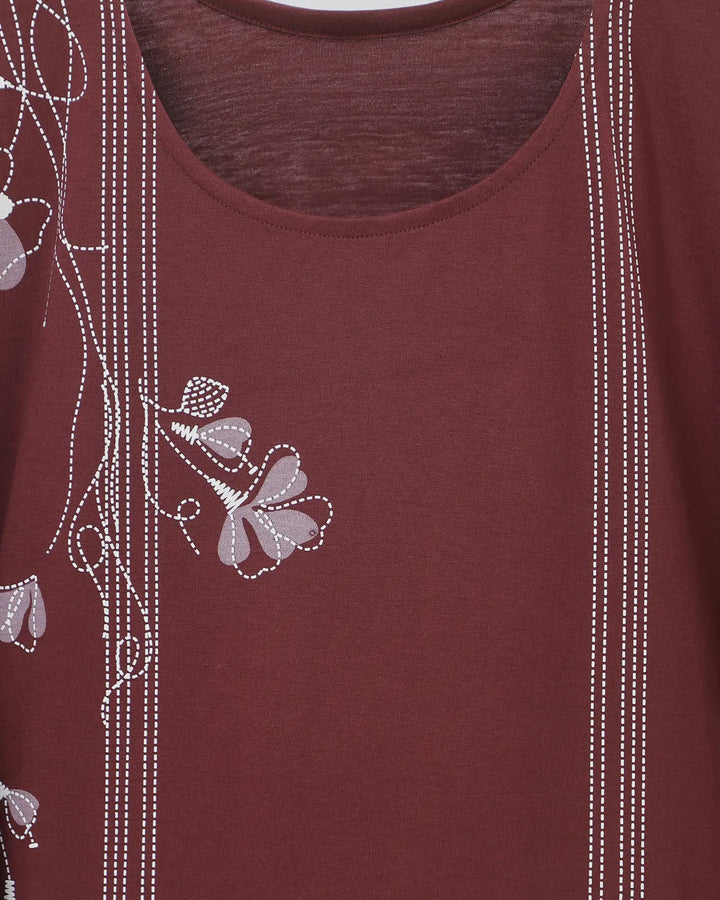 Floral Frame Kurta Set