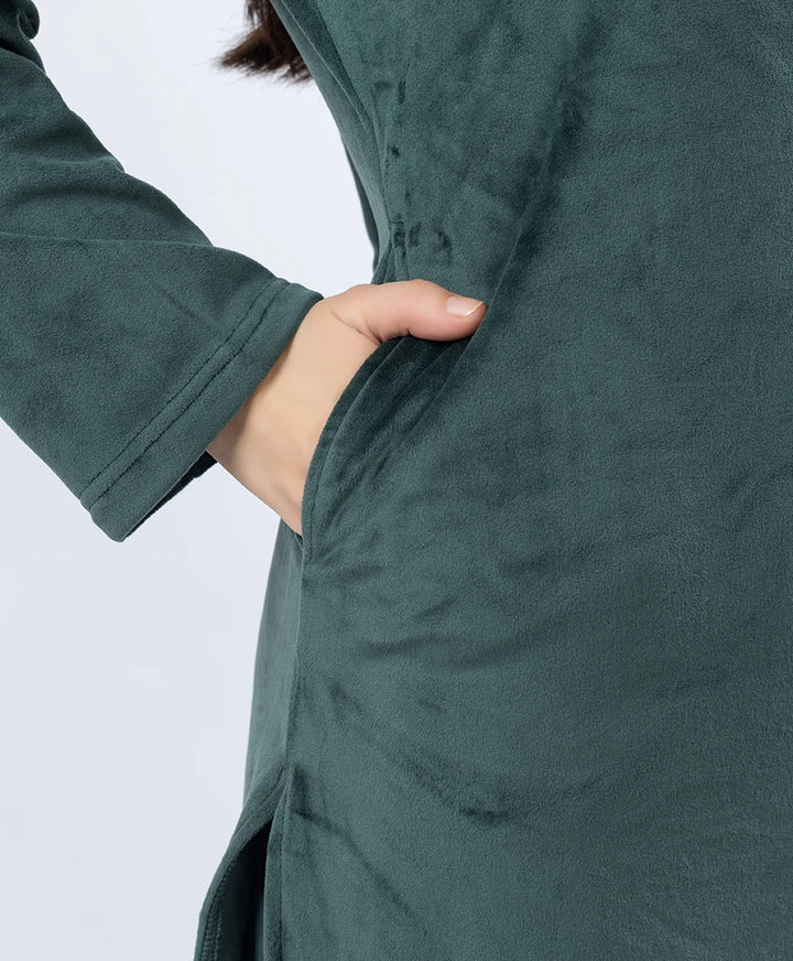 Full-Sleeves Kurta and Straight Fit Lower Set with Round Neck