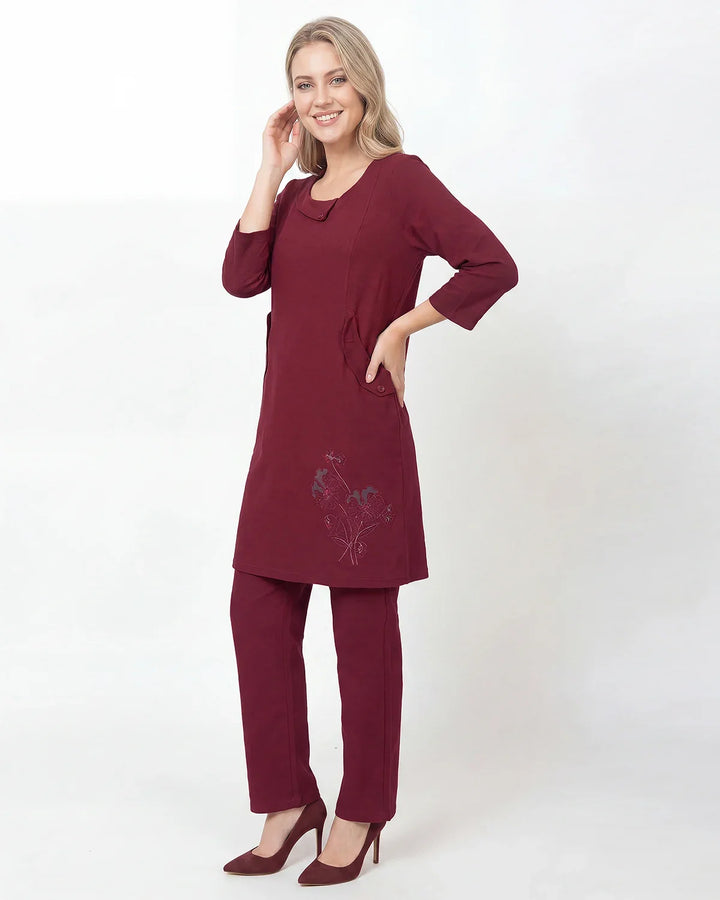 Heritage Bloom Kurta Set