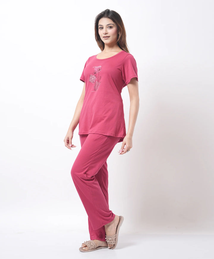 Basic Mid Length Night Suit