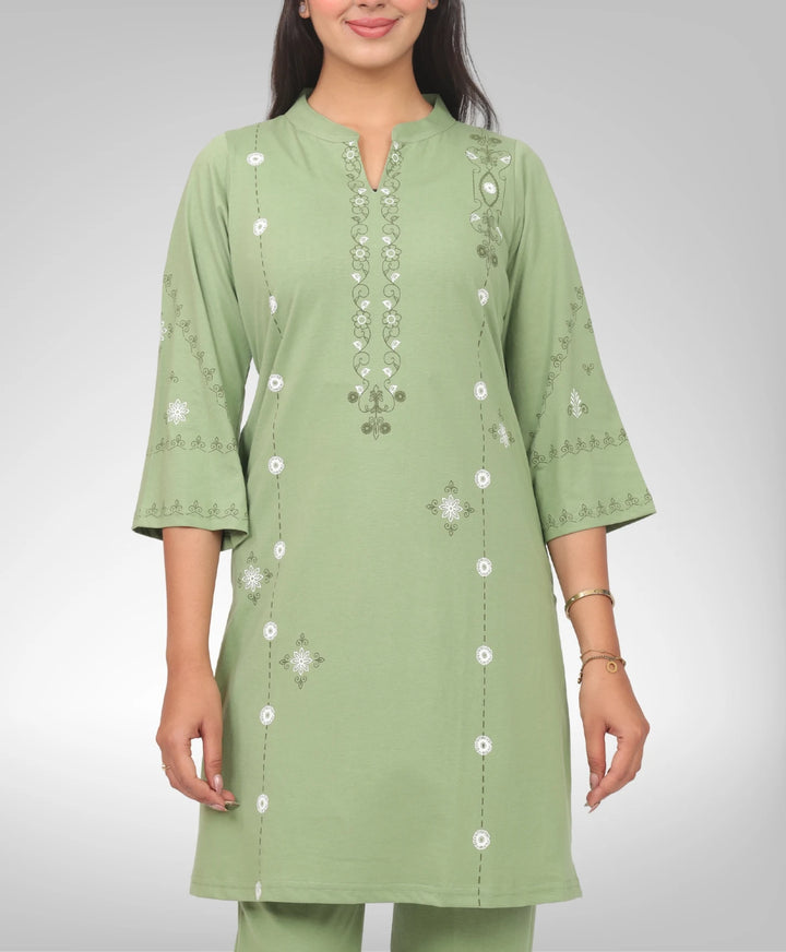 Stylish Printed Kurta Lower Set
