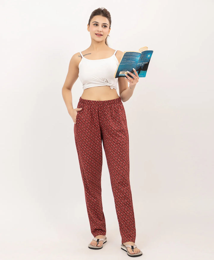Straight-Fit Summer Printed Lower