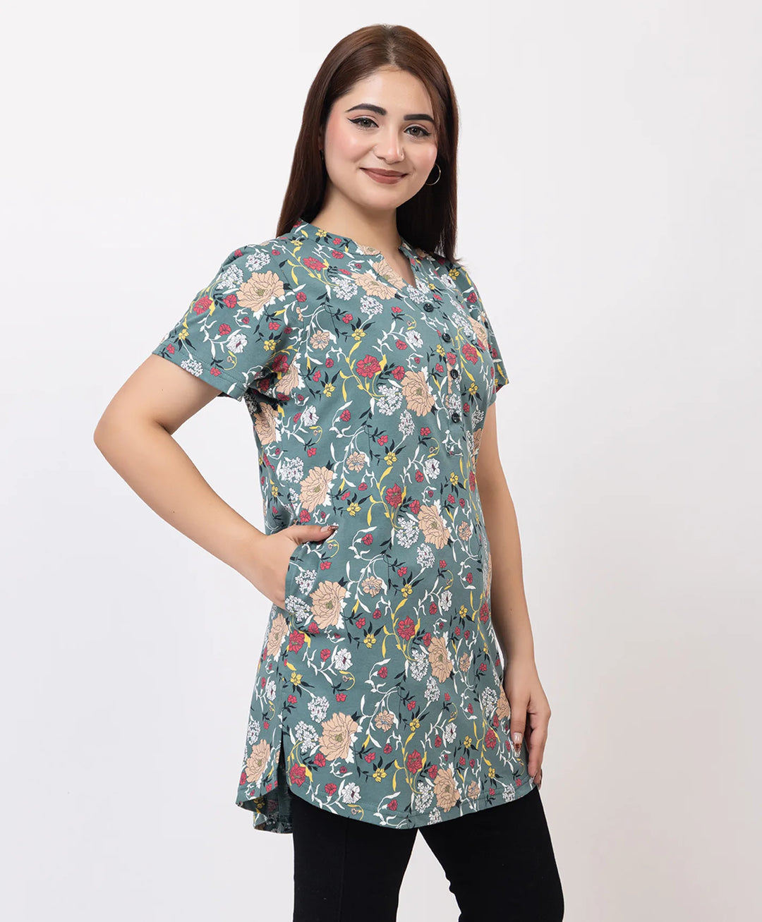 Smart Floral Style Kurti