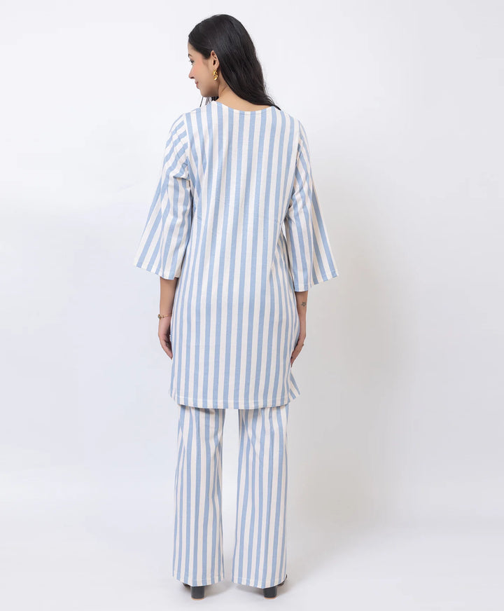 Premium Cutwork Detail Printed Kurta Set