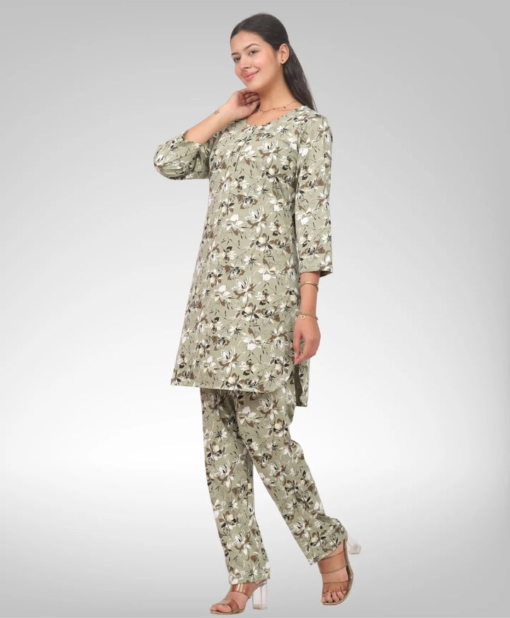 Gracefully Printed Kurta Set