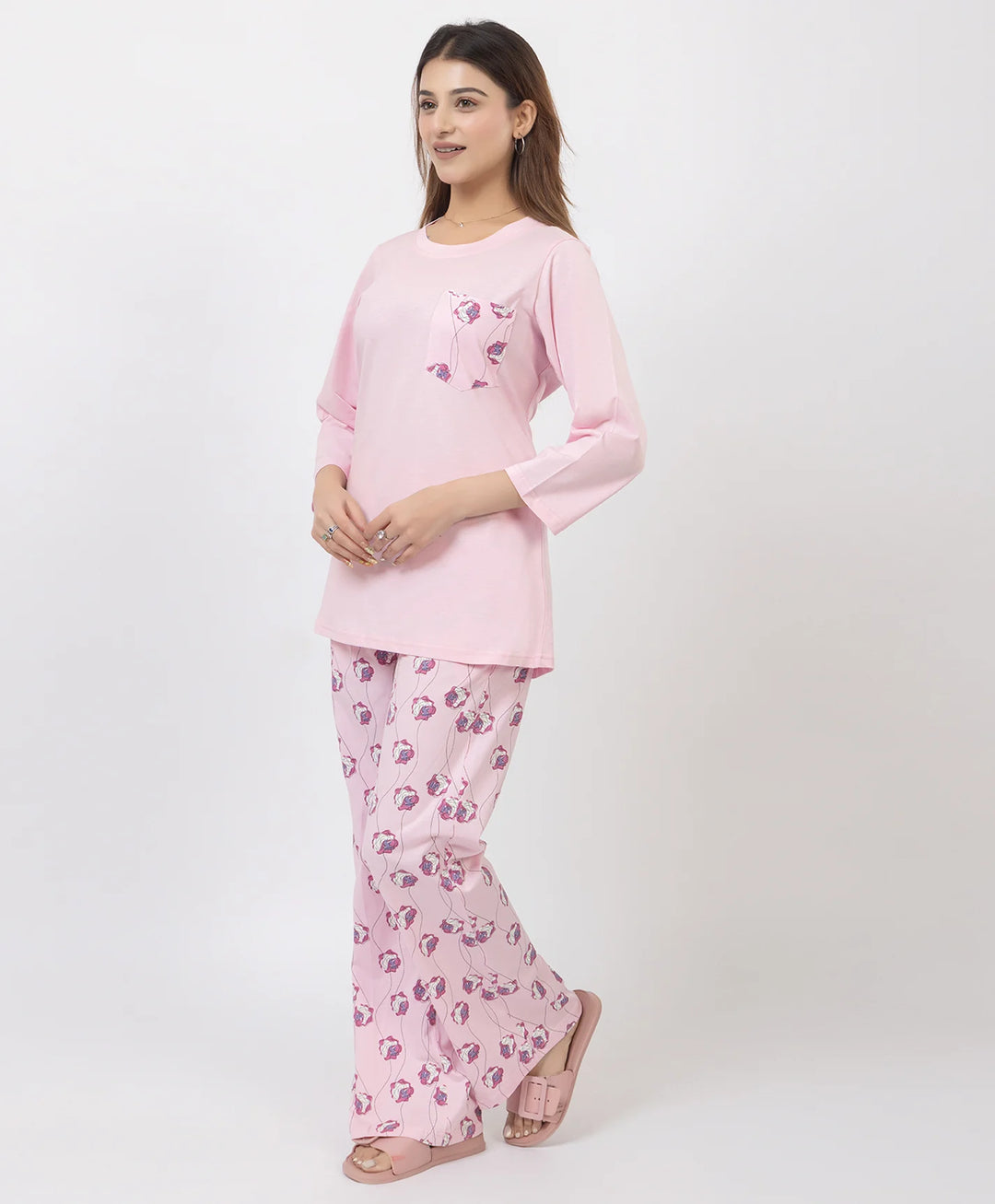 Blossom Charm Premium Night Suit