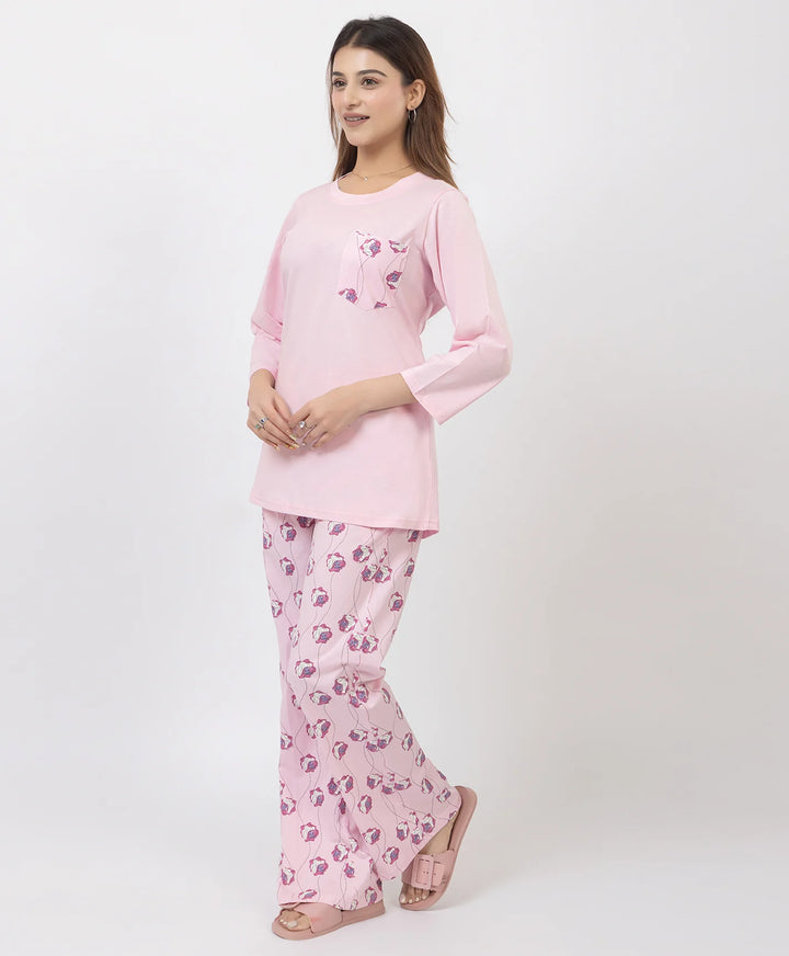 Blossom Charm Premium Night Suit