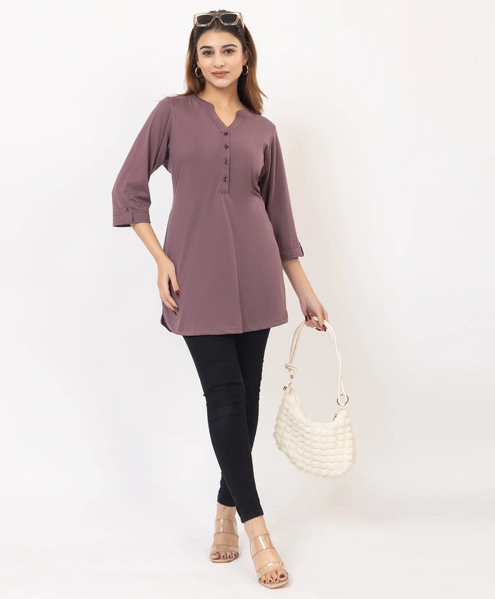 Classic Comfort Solid Kurti