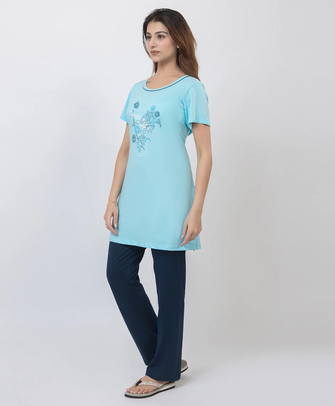 Printed Lounge Wear Set