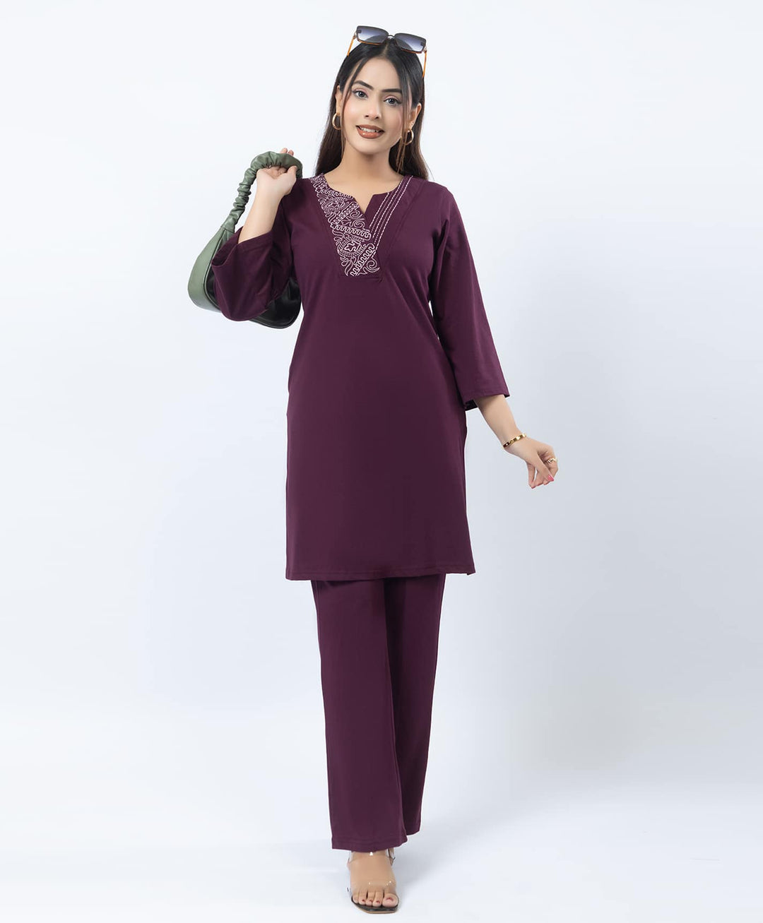 Graceful Premium Embroidered Kurta Set
