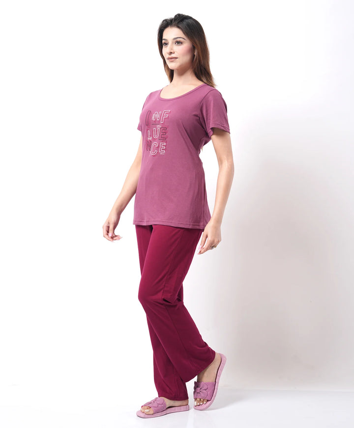 Basic Mid Length Night Suit