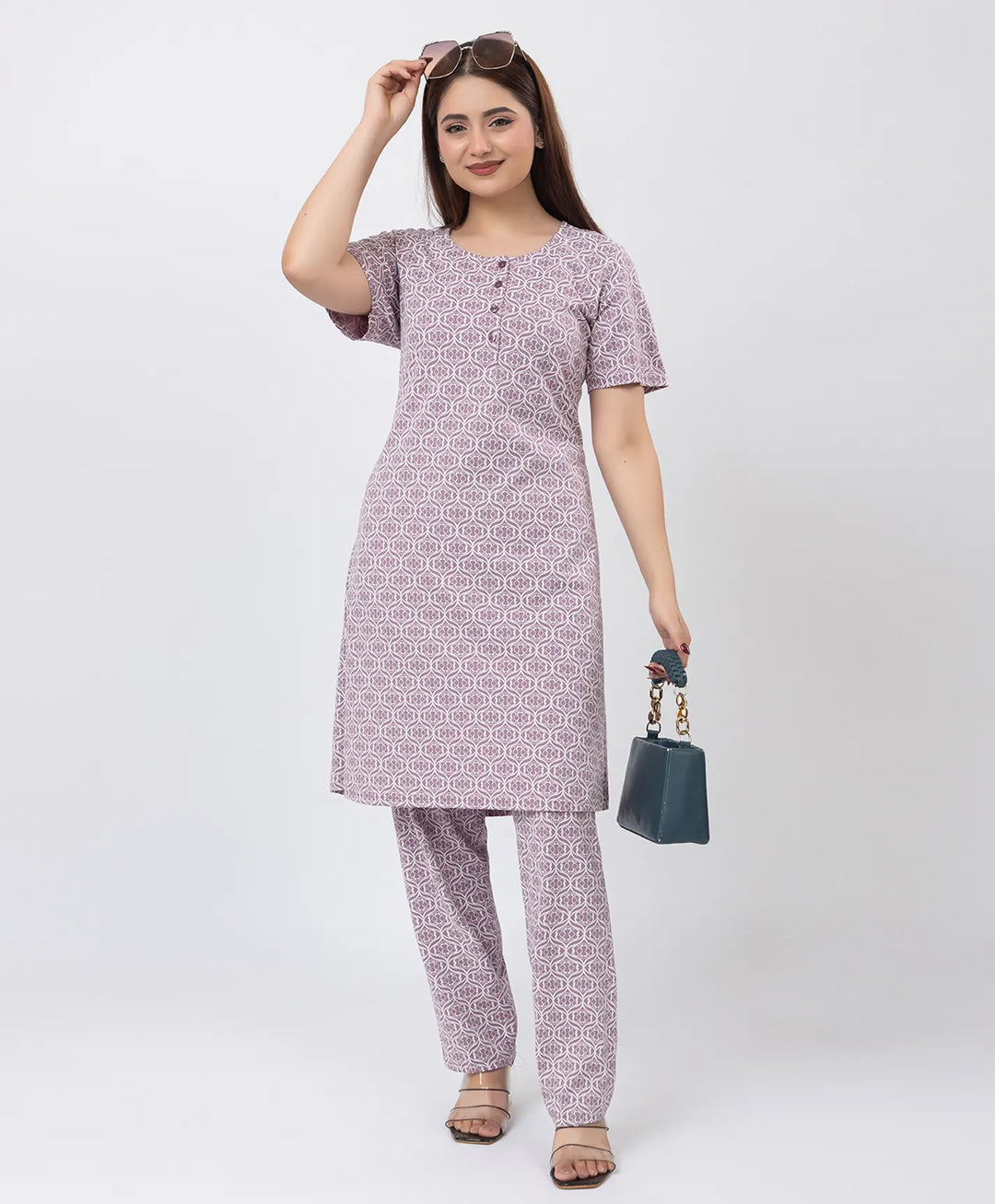 Floral Elegance Kurta Set