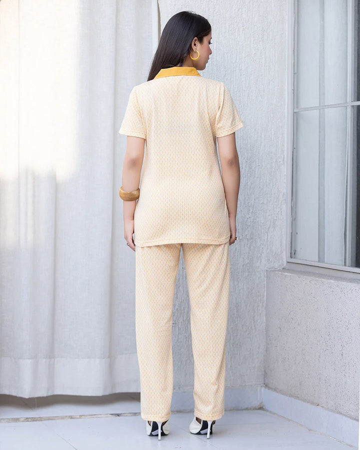 Comfy Polo Lounge Co-Ord Set
