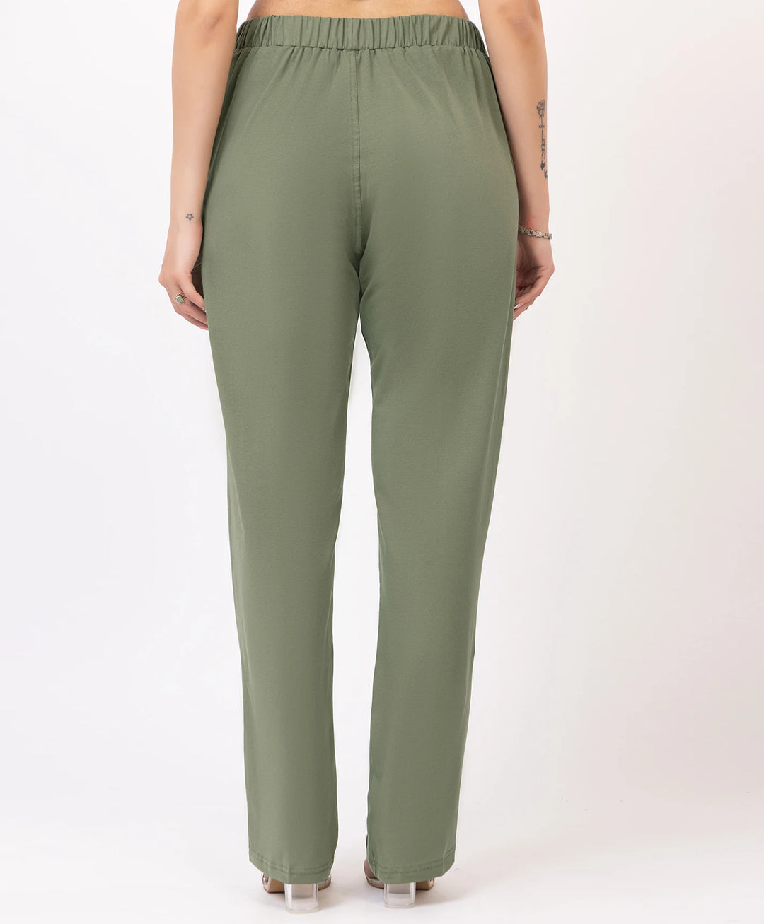 Classic Stretch Fit Lycra Trousers