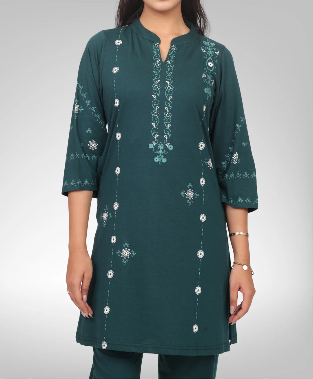 Stylish Printed Kurta Lower Set