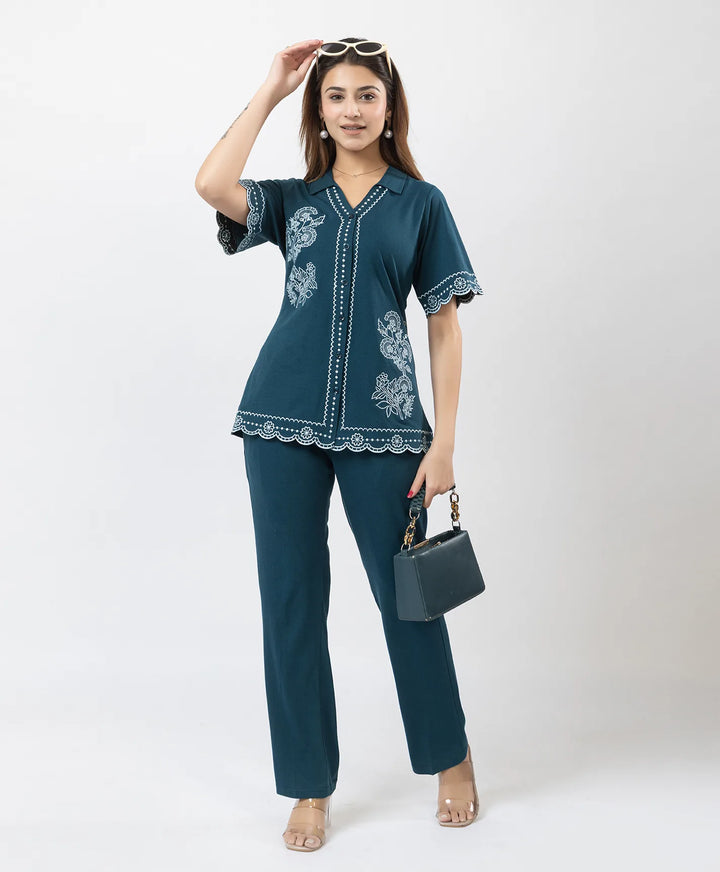 Contemporary Embroidered Co-Ord Set