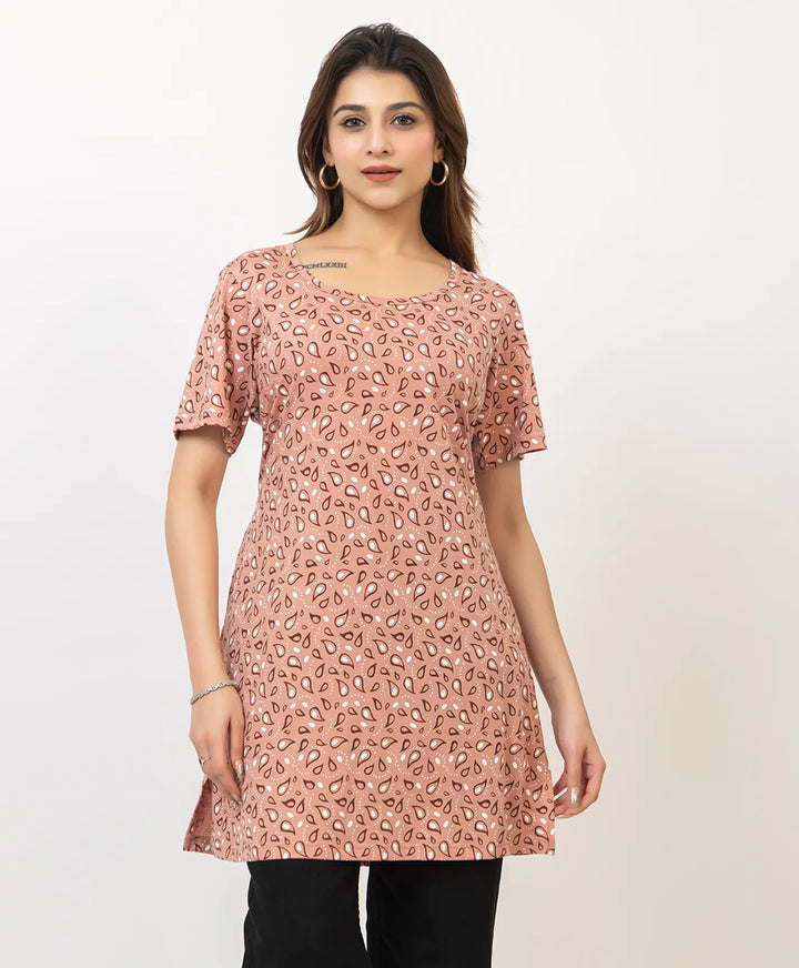 Charming Floral Everyday Long Top