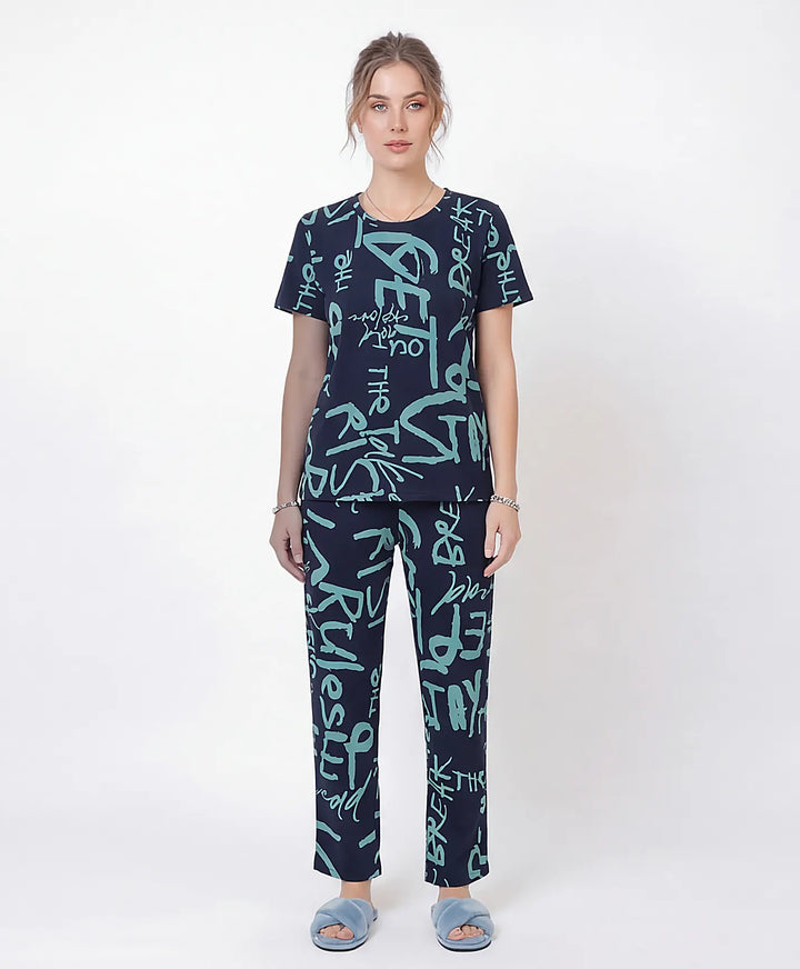 Easy Fit Down Shoulder Night Suit