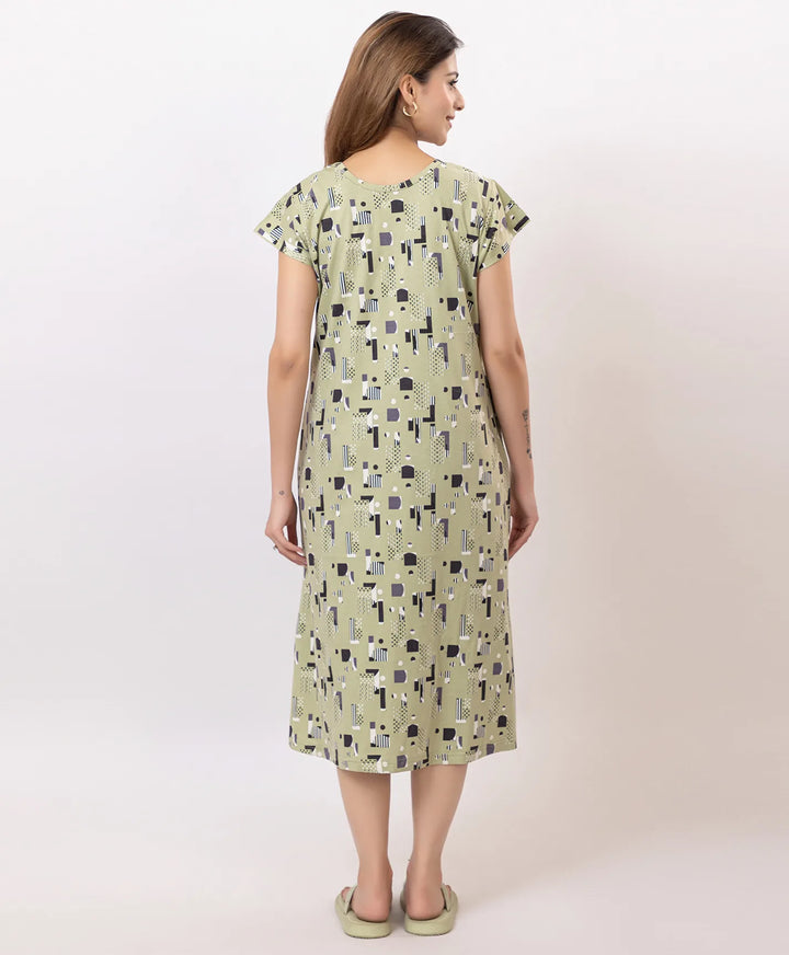 Premium Printed Short Nighty