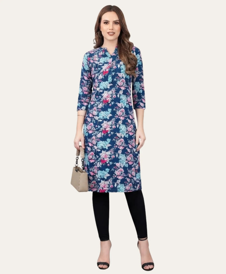 Refined Everyday Elegance Printed Kurti